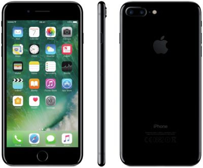 Sim Free Apple iPhone 7 Plus 256GB Mobile Phone - Jet Black.